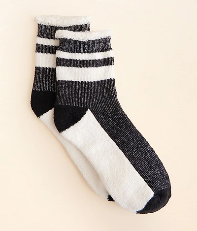 Roll Top Terry Socks