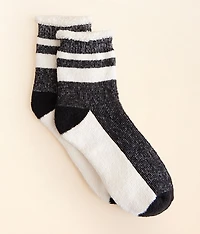 Roll Top Terry Socks