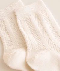 Textured Crew Socks