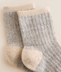 Marled Quarter Socks