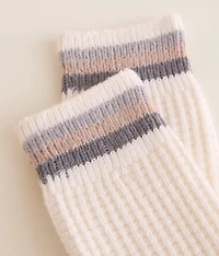 Striped Waffle Socks