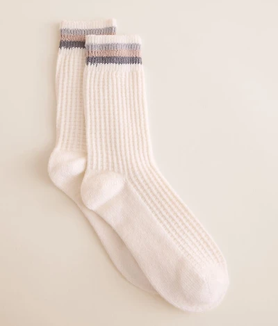 Striped Waffle Socks