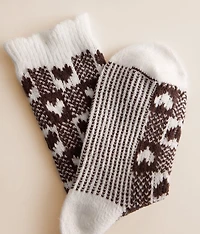 Checkered Heart Socks