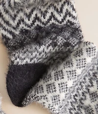 Eyelash Patterned Socks