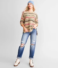 Multi Stitch Oversized Sweater