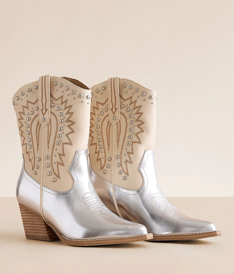 Aledo Studded Western Ankle Boot