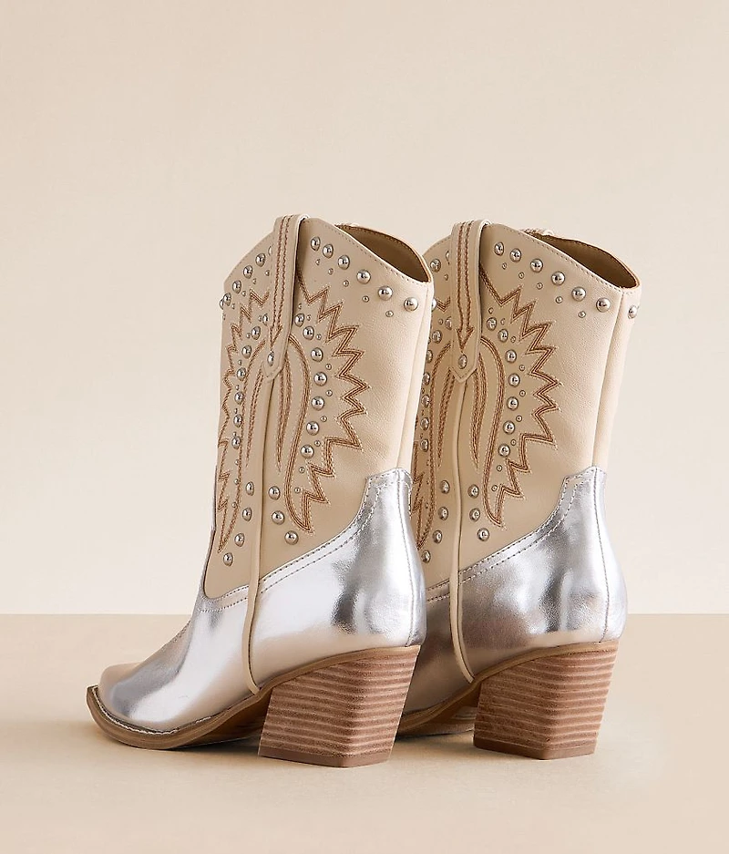 Aledo Studded Western Ankle Boot