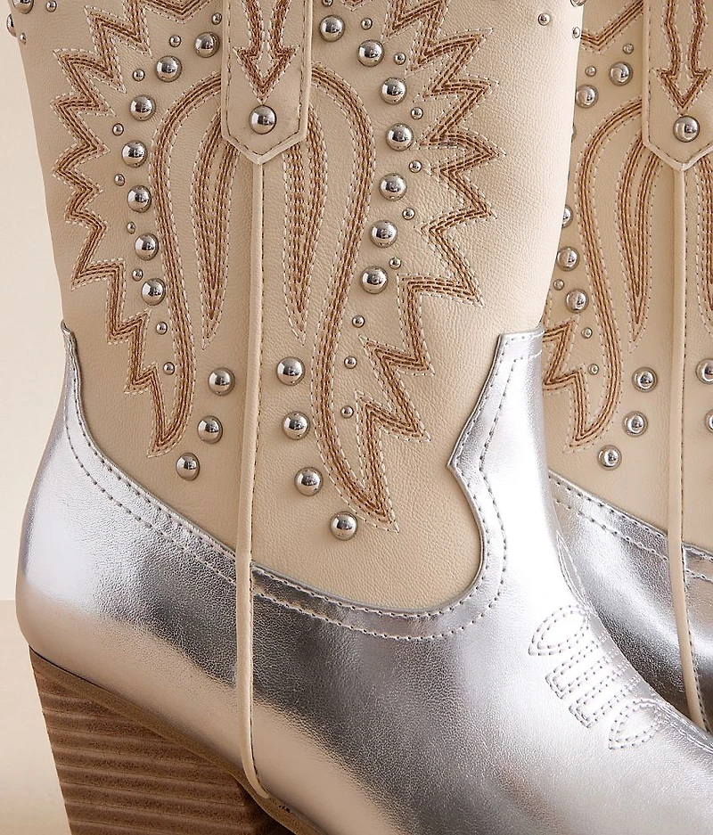Aledo Studded Western Ankle Boot