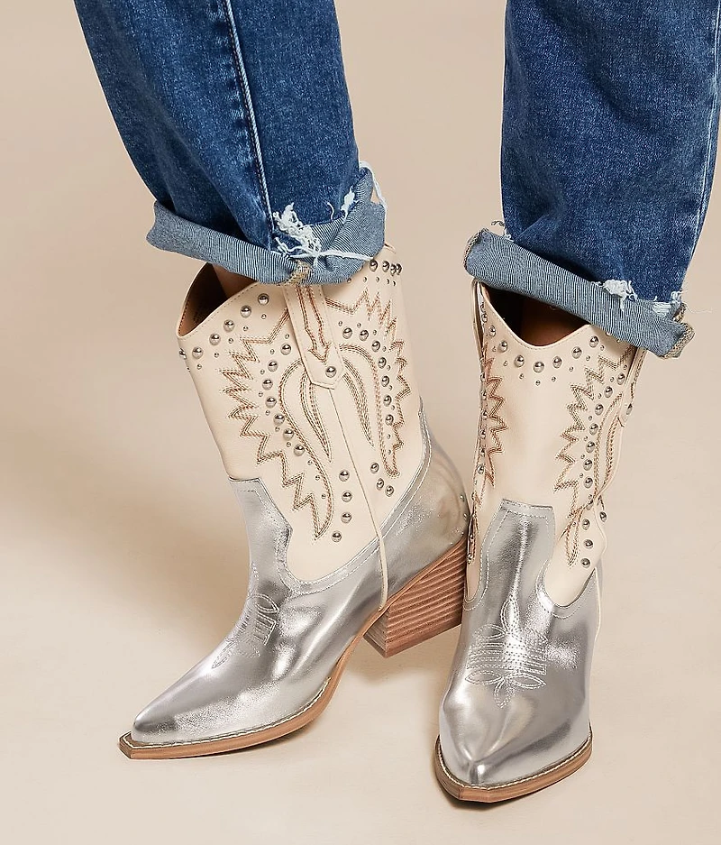 Aledo Studded Western Ankle Boot