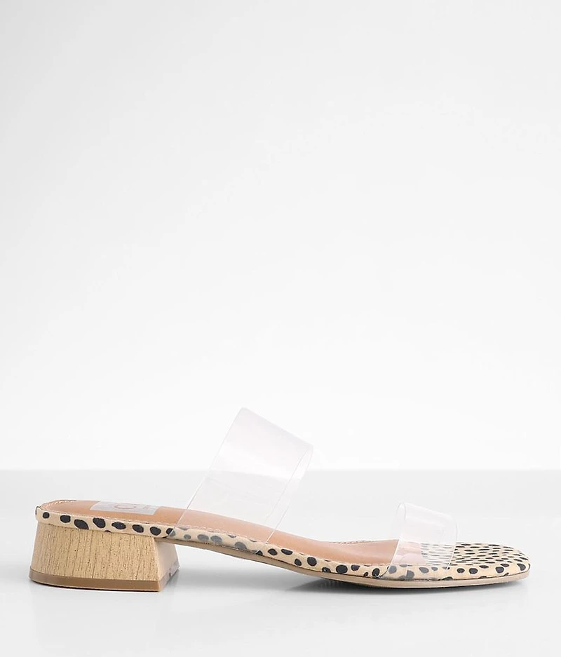 Lucite Heeled Sandal