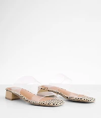 Lucite Heeled Sandal