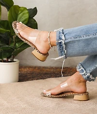 Lucite Heeled Sandal