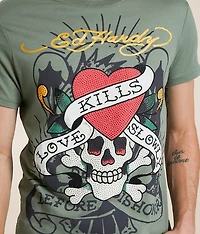 Rhinestone Skull T-Shirt