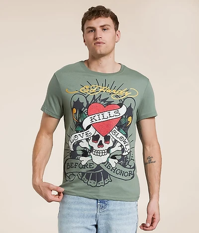 Rhinestone Skull T-Shirt