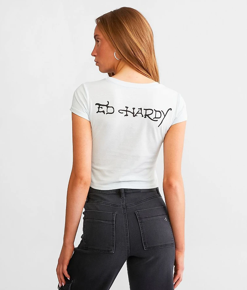 Twice Shy Cropped T-Shirt