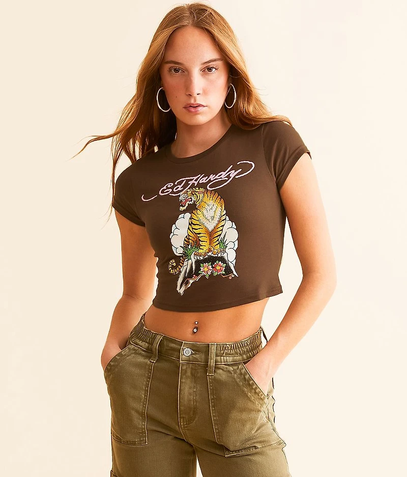 Tiger Cloud Cropped T-Shirt