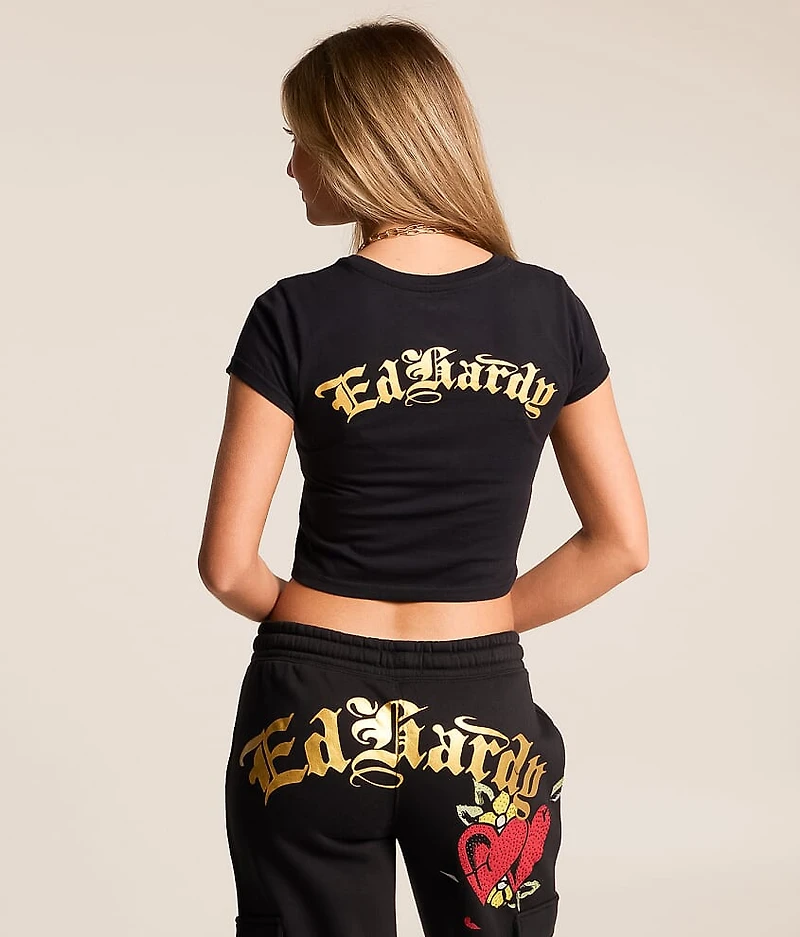 Sacred Heart Cropped T-Shirt