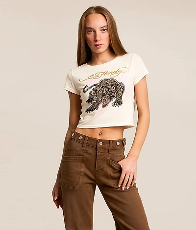 Panther Baby Cropped T-Shirt