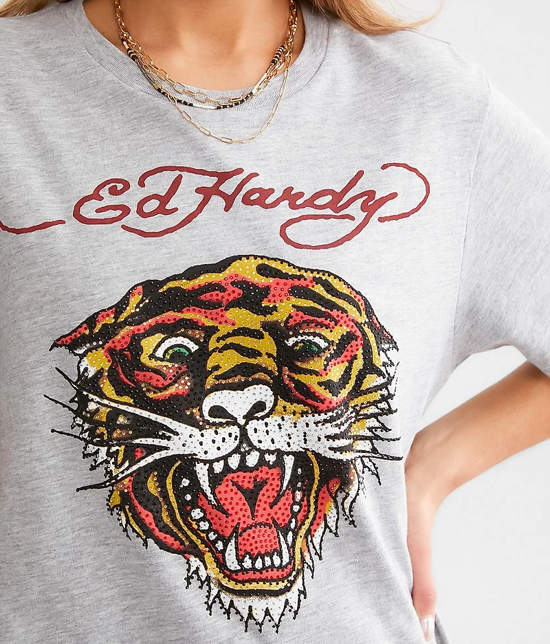 Rhinestone Tiger T-Shirt