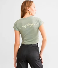 Dagger Rose Baby Cropped T-Shirt