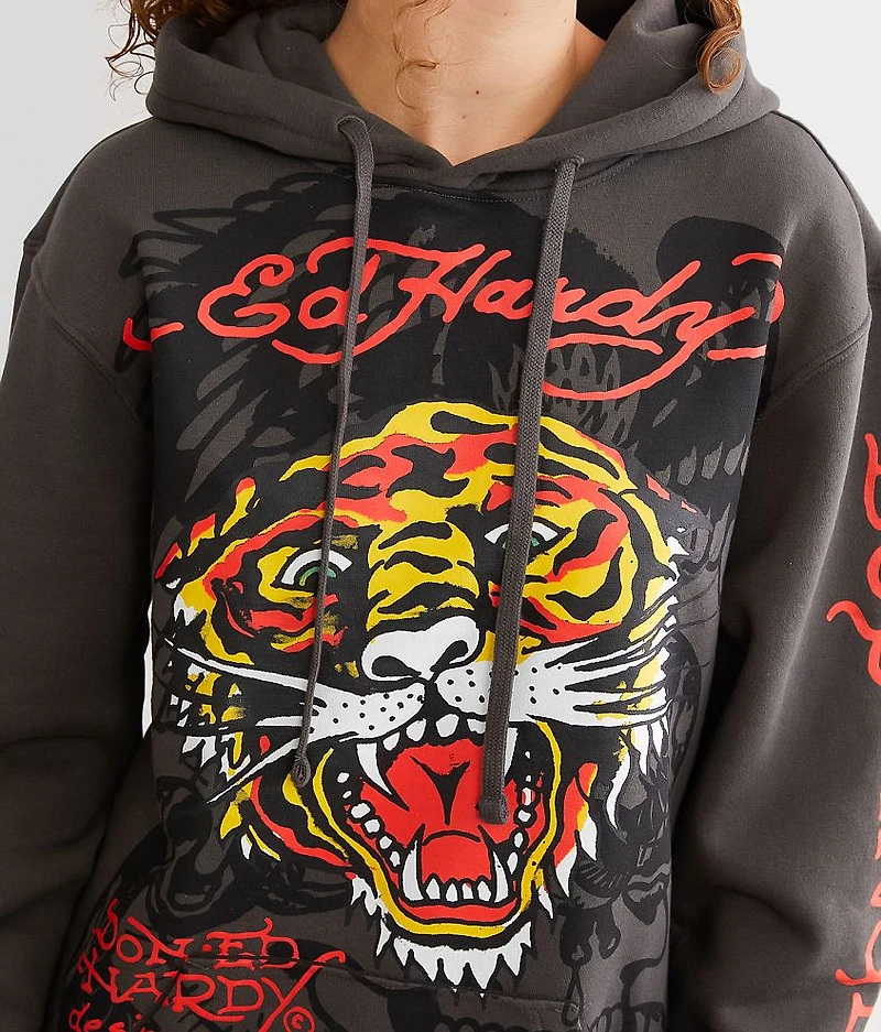 Retro Tiger Hooded Sweatshirt
