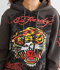 Retro Tiger Hooded Sweatshirt