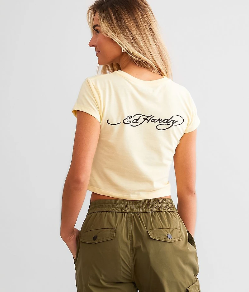 Flying Dice Baby Cropped T-Shirt