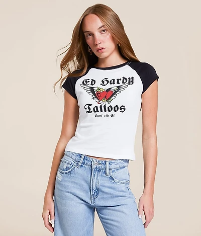 Heart Wings Raglan T-Shirt