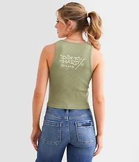 Dagger Cropped Tank Top