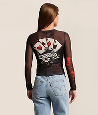 Gamble Heart Mesh T-Shirt