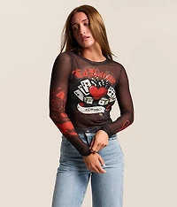 Gamble Heart Mesh T-Shirt