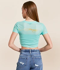 Koi Fish Power Cropped Baby T-Shirt