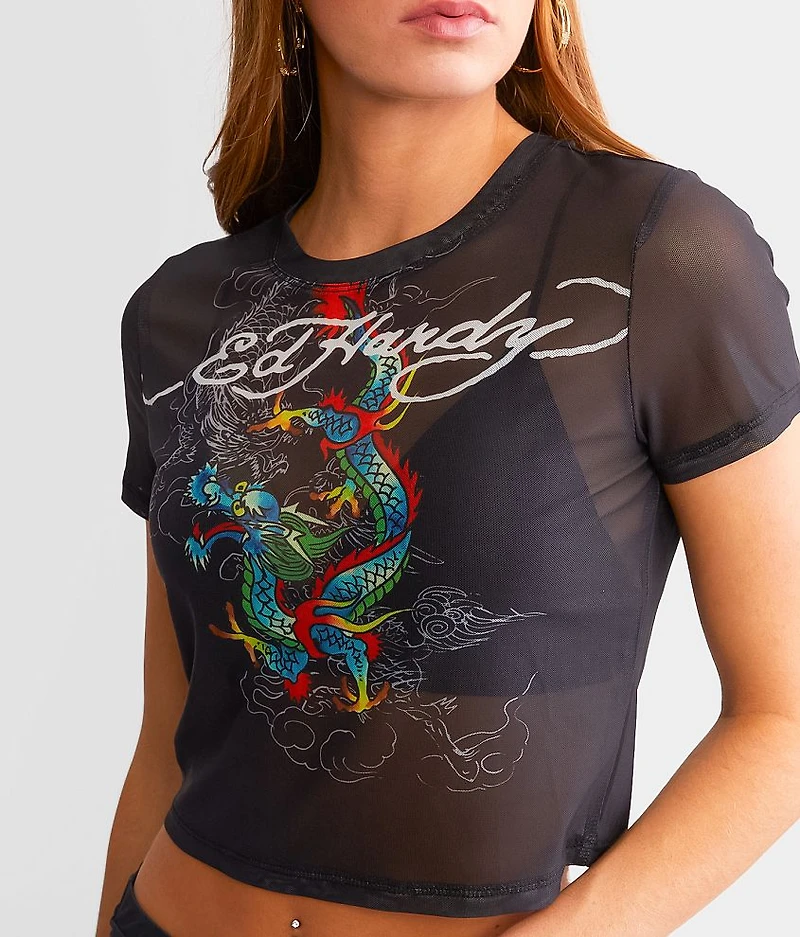 Dragon Cropped Baby T-Shirt