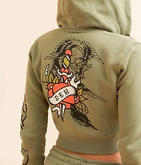 Dragon Dagger Cropped Hoodie
