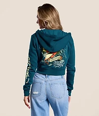 Love Kills Slowly Cropped Hoodie