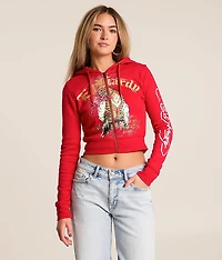 Tiger Mountain Y2K Cropped Hoodie