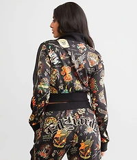 Y2K Cropped Track Suit Jacket
