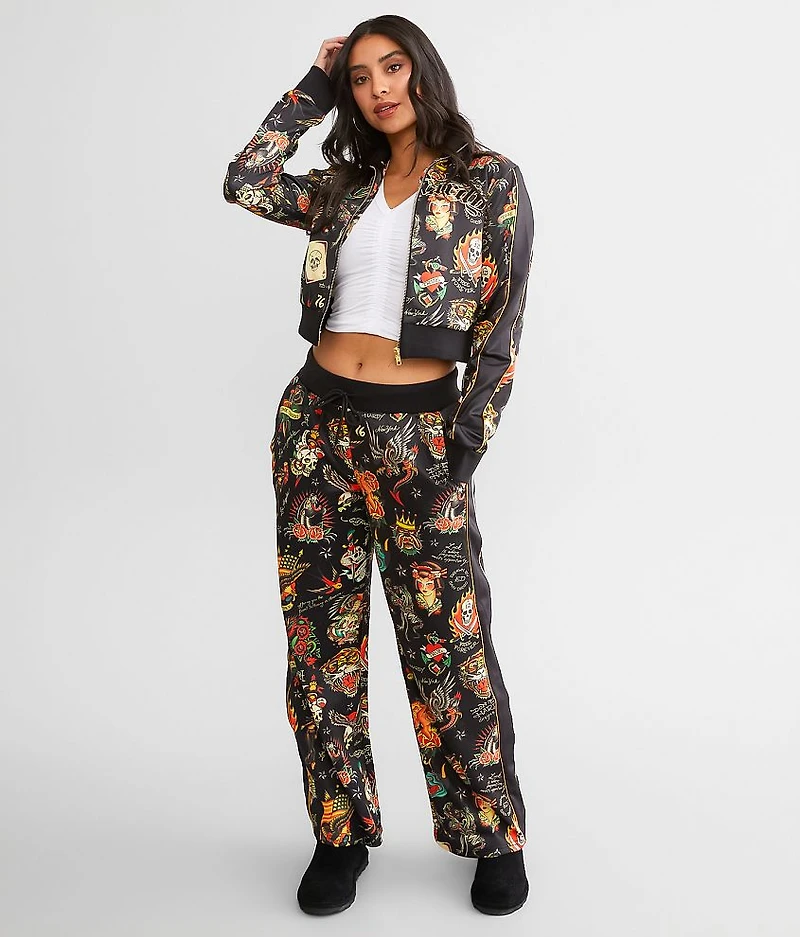 Y2K Cropped Track Suit Jacket