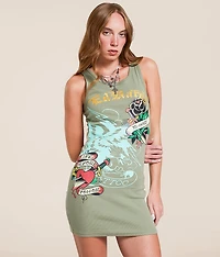 Black Rose Mini Dress