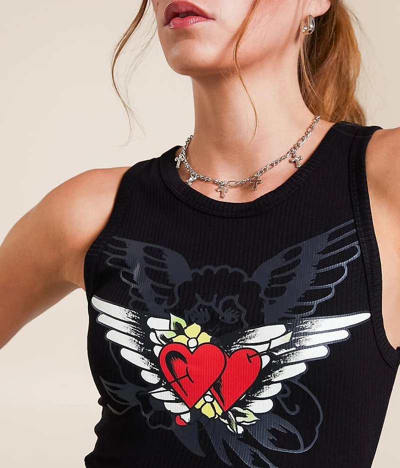 Wings Cut-Out Mini Dress