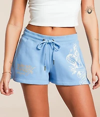 Y2K Flower Skulls Short