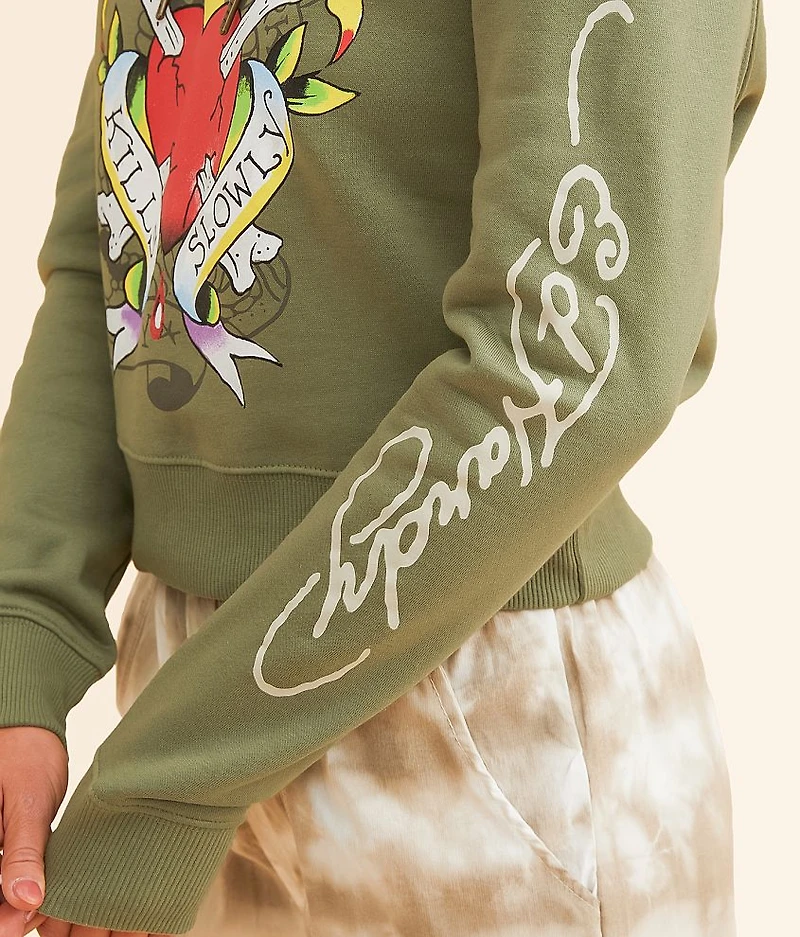 Heart Hooded Sweatshirt