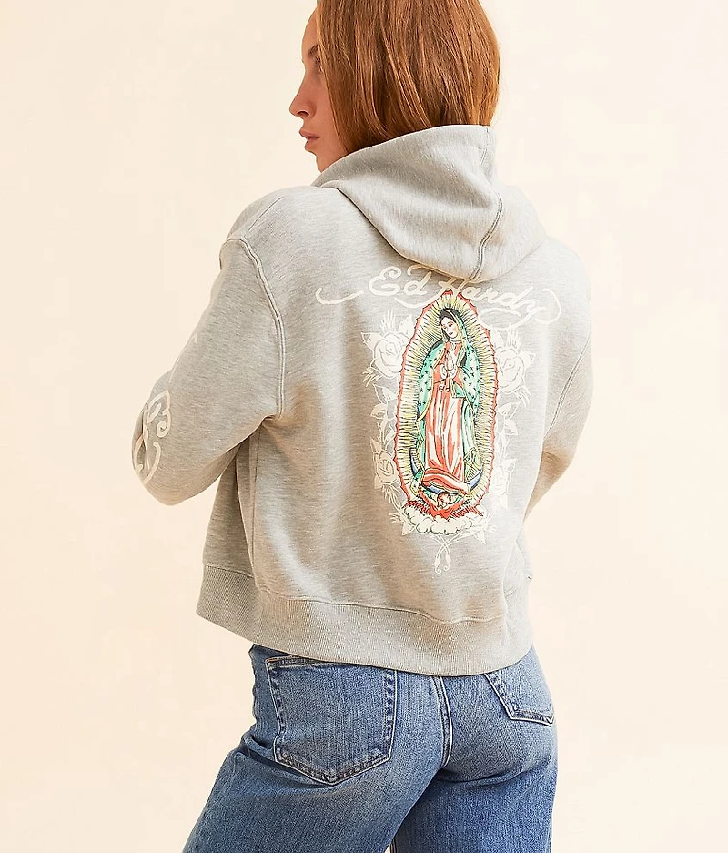 Mary Cropped Hoodie