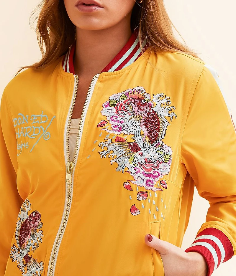 Koi Cranes Jacket