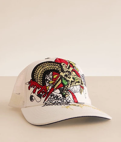 Rhinestone Snake Trucker Hat