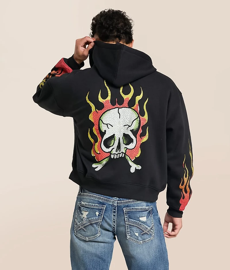 Skull Flames Hoodie