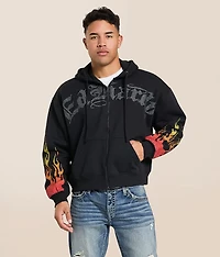 Skull Flames Hoodie