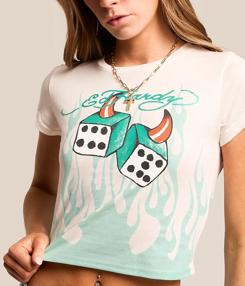 Deviled Dice Baby Cropped T-Shirt