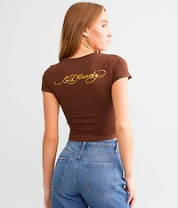 Cherry Wings Baby Cropped T-Shirt