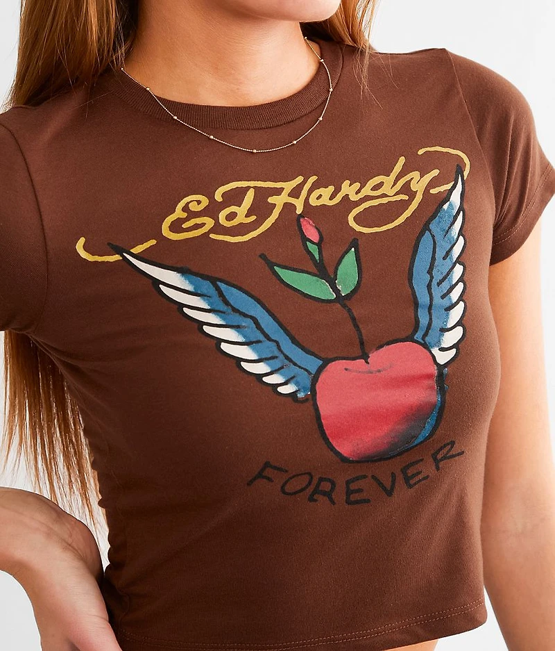 Cherry Wings Baby Cropped T-Shirt